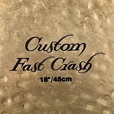 18" Zildjian K Custom Fast Crash Cymbal 1402g *Video Demo* image 4