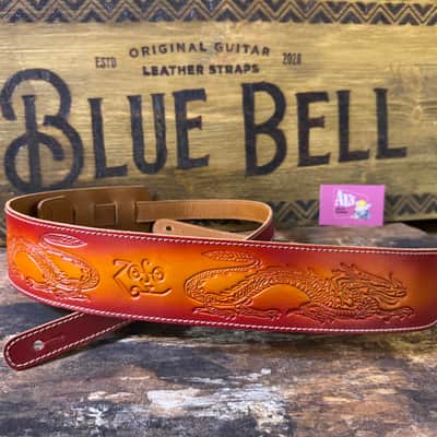 Blue Bell Straps ARTISAN ZOZO 73 Two Tone Aniline Colors Custom Shop UNIQUE for Al’s Music Factory image 11