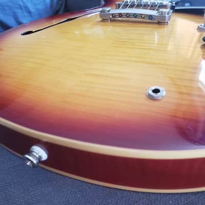 Epiphone ES-335 Figured 1G [Flame Maple /Iced Tea] | Serial No. 21021530504 image 6