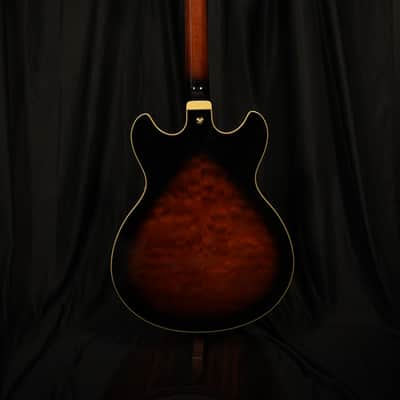Ibanez AS93QMSP-DBS Artcore Expressionist 2025 - Present - Dark Brown Sunburst image 9