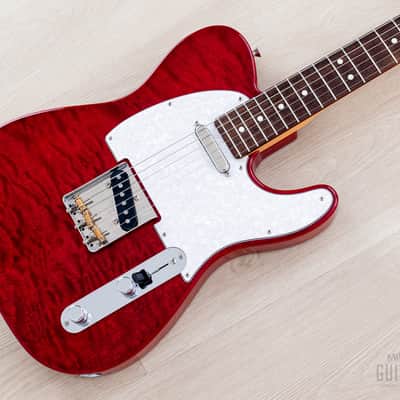 2024 Fender Hybrid II Telecaster FSR Quilt Top Red Beryl, Near-Mint w/ Tags, Japan MIJ image 1