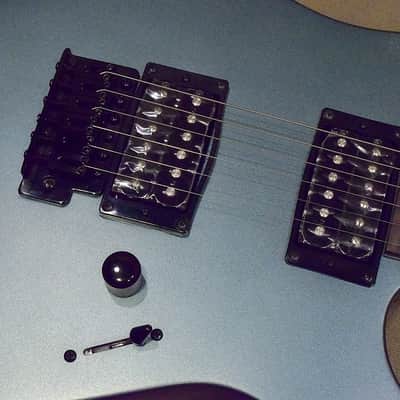 ESP LTD M-50 Electric Guitar Blue Satin Finish image 4