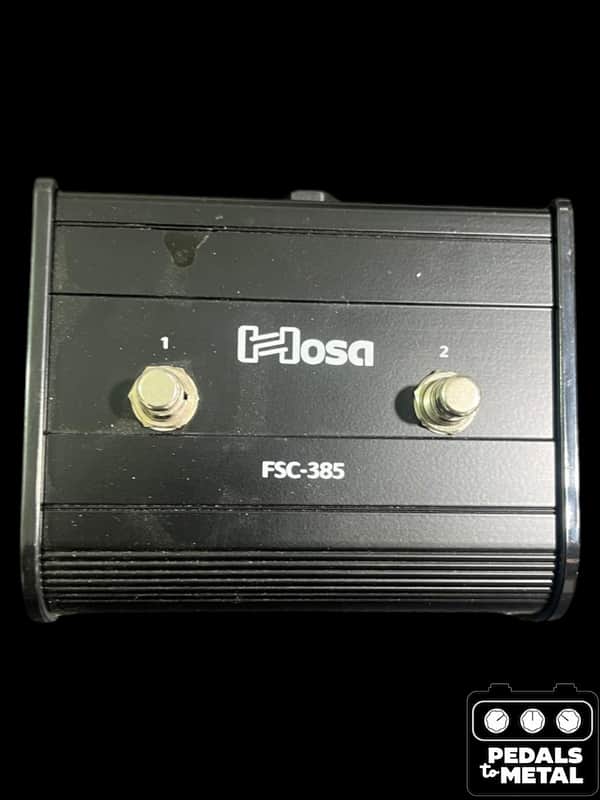 Hosa FSC-385 Guitar-Style Dual Latching Footswitch 2010s - Black - X19952 image 1