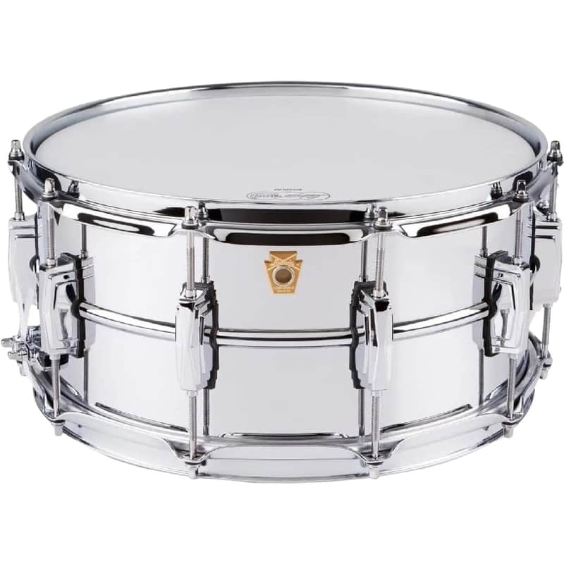 Ludwig LM402 Supraphonic 14X6.5 Metal Snare Drum image 1