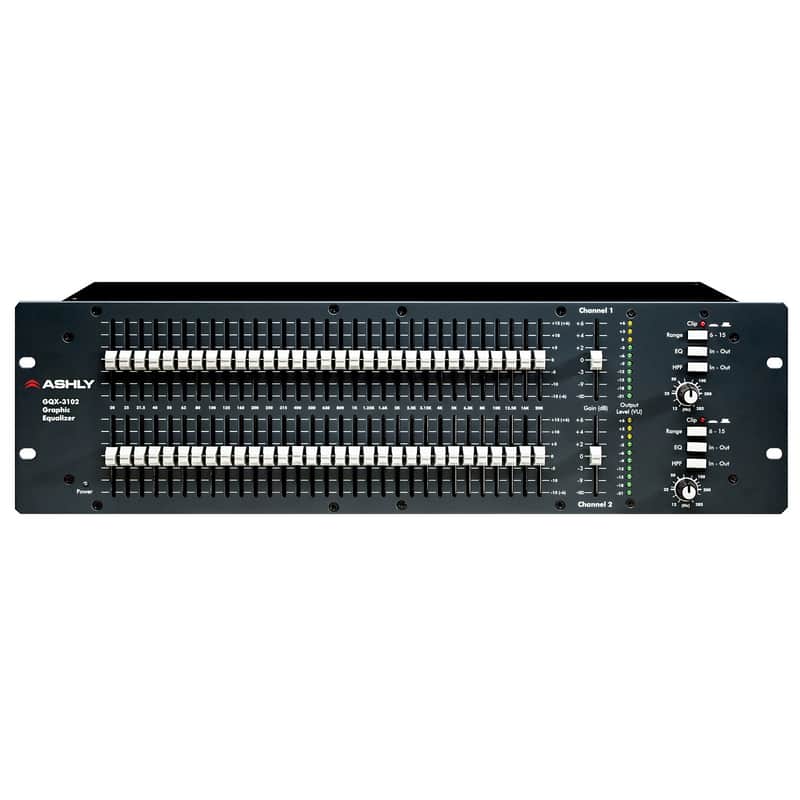 Ashly GQX-3102 Dual-Channel 31-Band Graphic Equalizer | Reverb