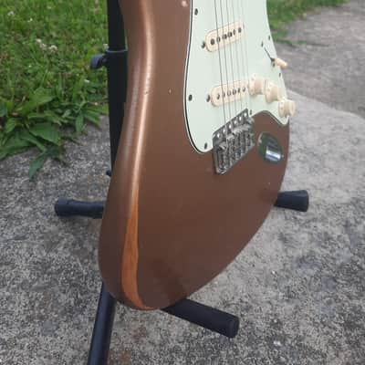Fender Vintera Road Worn '60s Stratocaster 2020 - 2021 - Firemist Gold Electric Guitar image 4