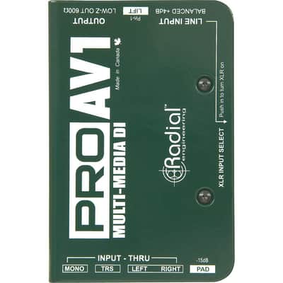 Radial Engineering R8001112 Pro AV1 Direct Box image 1