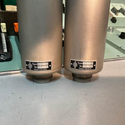 Neumann U47 TUBE  MATCHED! LONG BODY   # 2730 # 2731  MICROPHONE VINTAGE image 8