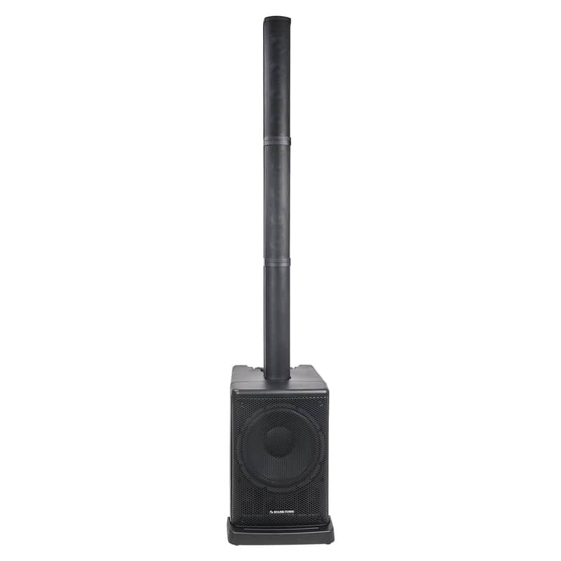 CARPO-L2 | Portable Line Array Column PA System w/ 12" Powered Sub, 2 x Speakers, 1 x Spacer, TWS Bluetooth, 2-Channel Mixer, DSP, Carry Bag image 1