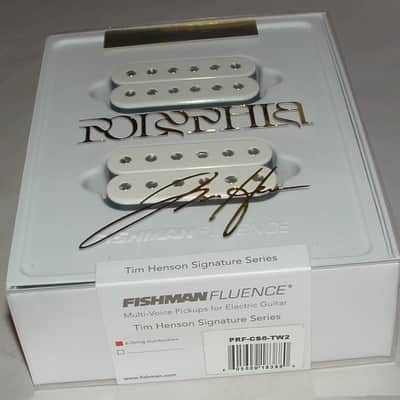 Fishman PRF-CS6-TW2 Tim Henson Signature Fluence Humbucker Set (White) image 1