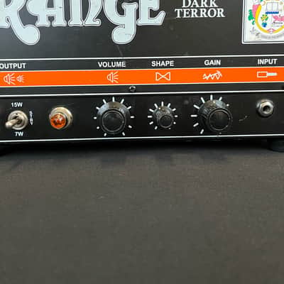 Orange Dark Terror DA15H Tube Amplifier 2018 - black image 23
