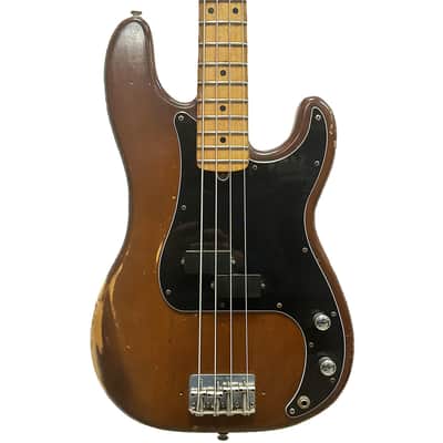 Fender Precision Bass Guitar in Mocha Brown w/ Case 1974 image 1