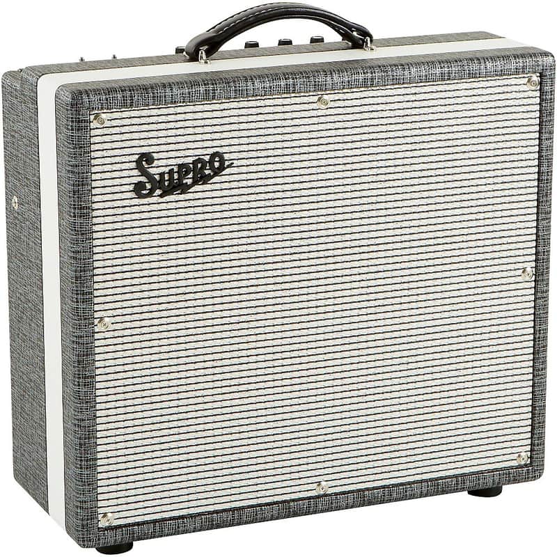 Supro 1695T Black Magick 25W 1x12 Tube Guitar Combo Amp Regular image 1