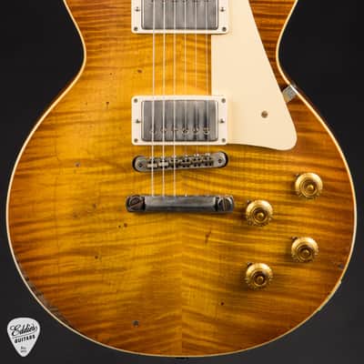 2021 - Gibson Custom Shop Made 2 Measure Murphy Lab '59 Les Paul Standard Murphy Painted Ultra Heavy Aged Honey Lemon Fade image 2