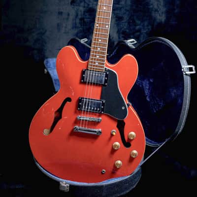 Tokai ES-78 SR semi hollowbody in Seethru Red Traditional Series