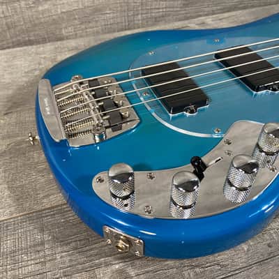 Ernie Ball Music Man Sabre Bass 1988 Blueburst image 5