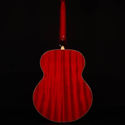 Ibanez AJ70M1E Artwood Series A/E Acoustic Guitar, Wine Red image 7