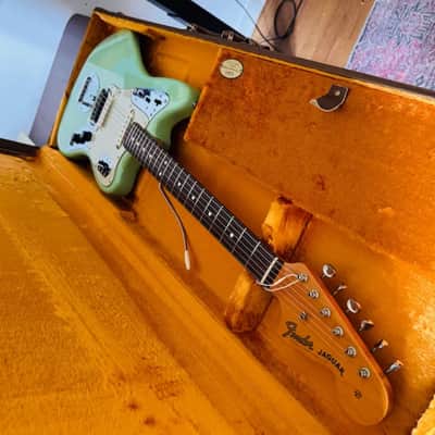 2001 Fender Yamano American Vintage ’62 Jaguar AVRI Surf Green image 11