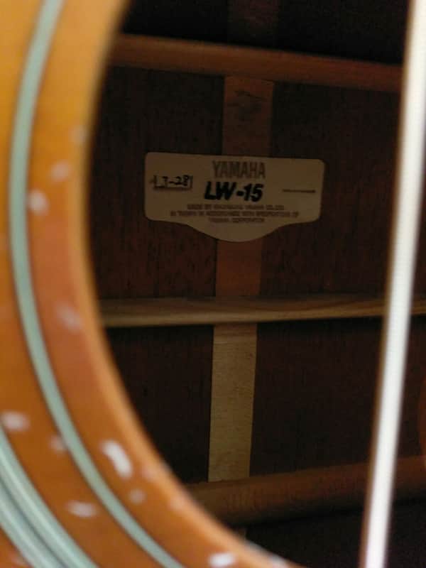 Yamaha LW-15 1995 Acoustic Dreadnought Solid Top | Reverb