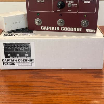 Foxrox Captain Coconut Original (RARE) – Near Mint w/ Box & PSU – Fuzz Octave Univibe Hendrix Rig image 2