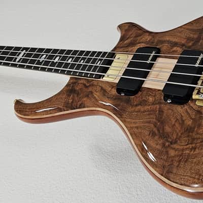2021 Alembic Mark King Signature Standard Walnut 4 String Bass Guitar image 6