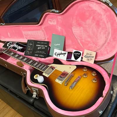 Epiphone '59 Les Paul Standard Outfit 2020 - Present Aged Dark Burst image 1