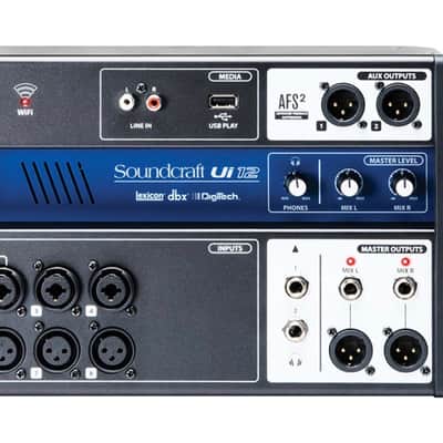 Soundcraft Ui12 12-Channel Remote Controlled Digital Mixer 2010s - Black/Blue image 1