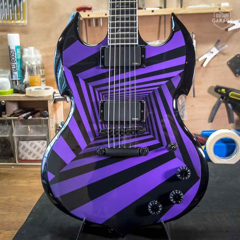 Wylde Audio Barbarian Corridor Purple signed by Zakk Wylde | Reverb