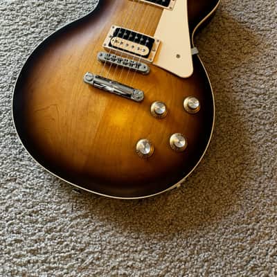 Gibson Les Paul Trad Pro V Satin Electric Guitar 2022 - Desert Burst image 4