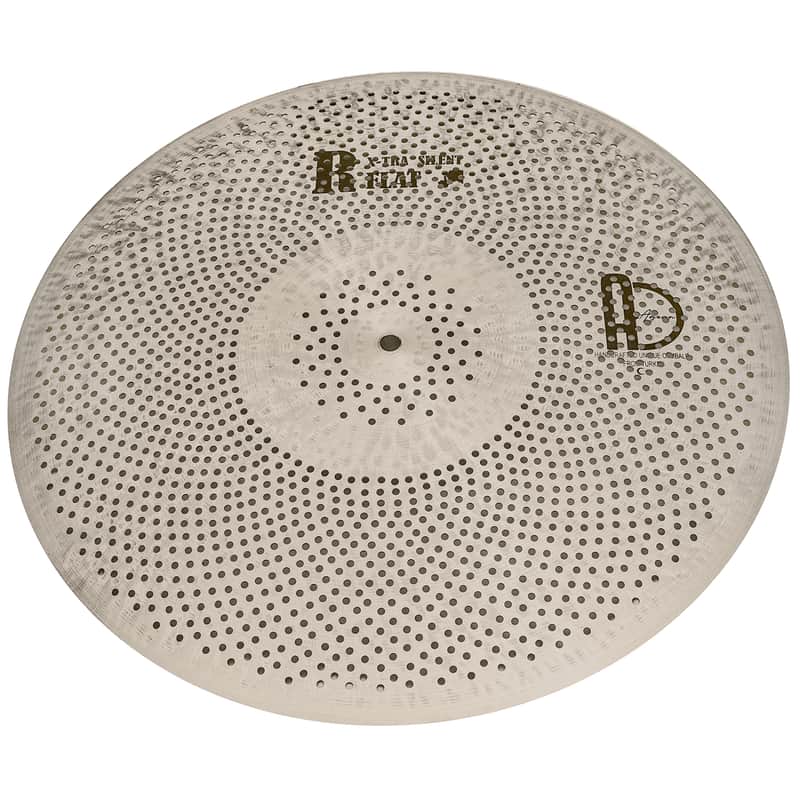 Agean Cymbals 18" Flat R X-tra Silent Low Noise(Low Volume) Ride image 1