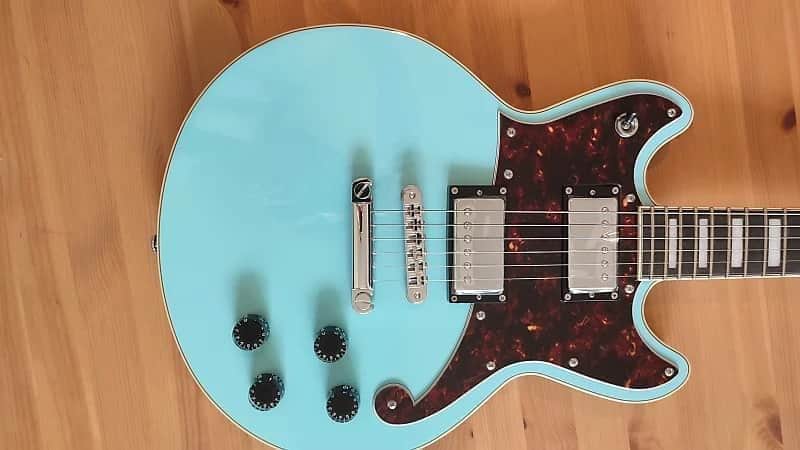 D'Angelico Brighton Premier Sky blue imagen 1