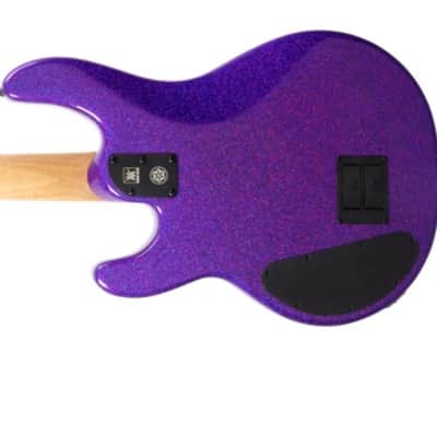 Ernie Ball Music Man StingRay 4 "DarkRay II", NEW COLOR Plasma Purple / Ebony image 2