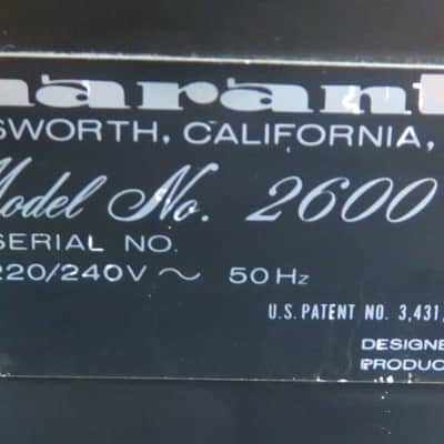 MARANTZ 2600 RECEIVER SERVICED RECAPPED CUSTOM BOX AMAZING CONDITION HOLY GRAIL image 23