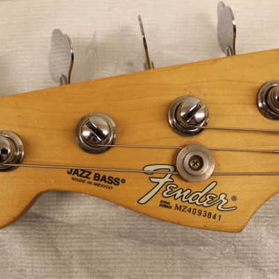 Fender Jazz Bass- Left Handed- MIM 1994 Aged Polar White image 5