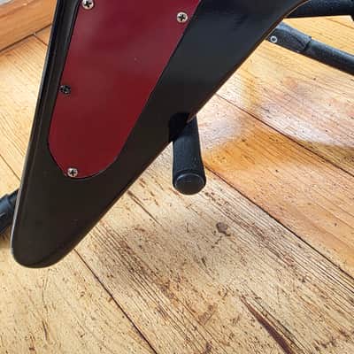 Hondo 767 FLYING V 1980s - Black/ RED ACCESSORIES image 4