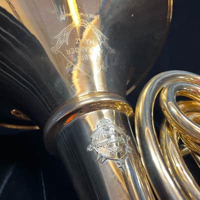 Restored Vintage Alexander 103 in Gold Brass with Cantesanu Leadpipe image 4