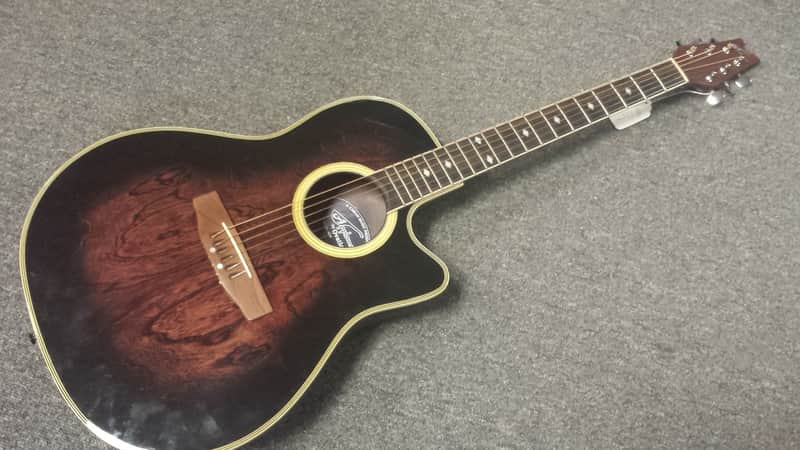 Ovation Applause AE-38 Acoustic-Electric Guitar - Brown Sunburst
