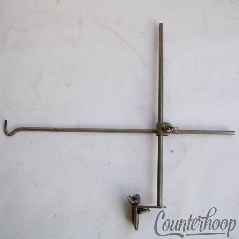 *Leedy Bulldog Holders Clamp-On Bass Drum Hoop Mount Cowbell+Adjustable Triangle image 1