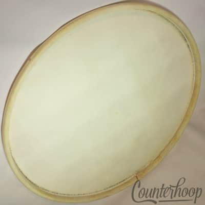 Gretsch 22"Broadkaster Calf Skin Bass Drum Head Professional Quality Vintage 40s image 4