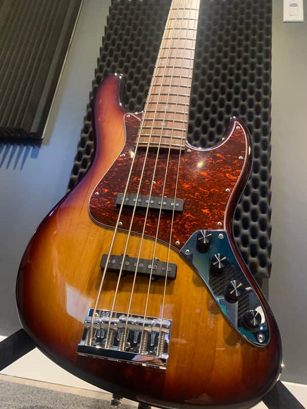 Sadowsky Metroline Vintage J bass 2020 - Vintage sunburst transparent Hugh Polish image 1