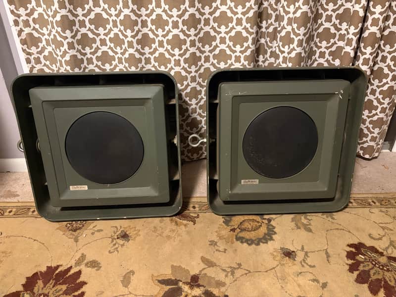 Pair of 60’s EV Musicaster 1A 12” Speaker Cabs image 1
