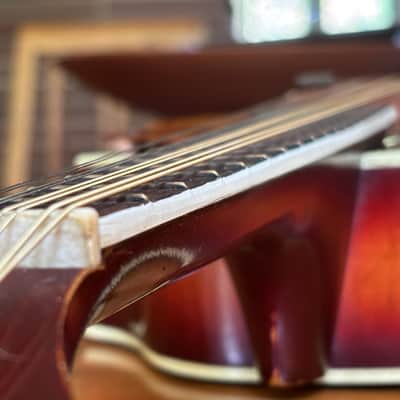 Kay 2 point Venetian Mandolin 1940's - Sunburst image 10