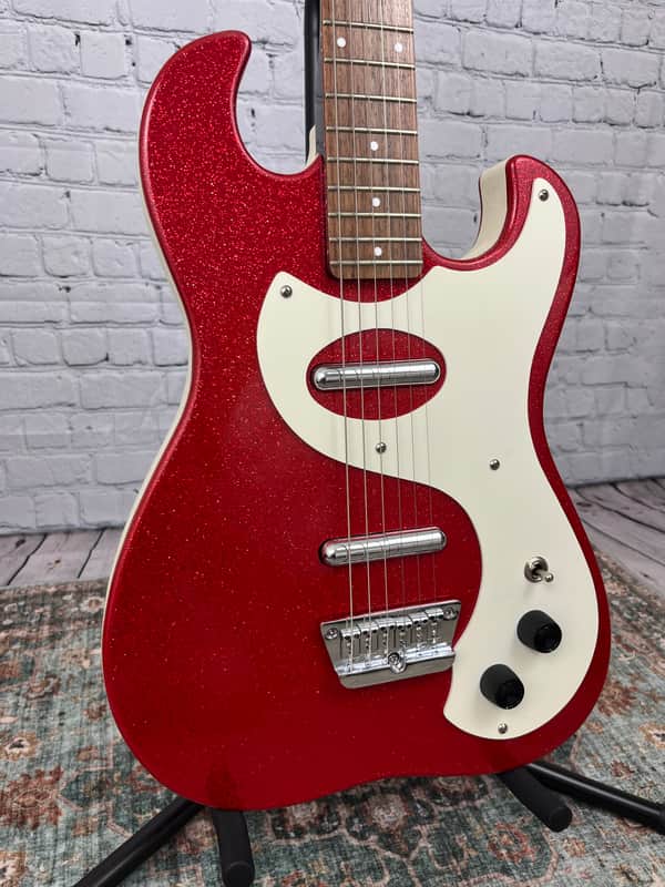 Danelectro '68 Guitar (The '63 Dano Style) Red Metal Flake - "One Off" Prototype image 1
