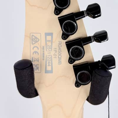 Ibanez Ibanez RG450QMBTGB Electric Guitar-Transparent Gray Burst image 8