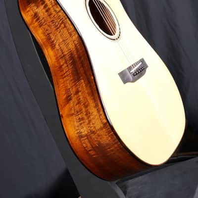 Bedell Limited Edition Dreadnought Cutaway Adirondack Spruce / Figured Koa - Natural image 3
