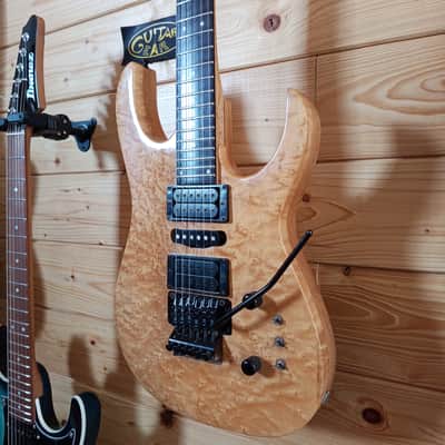 Handcrafted Boutique Electric Guitar – Birdseye Maple Top – Made in Italy (1980s–1990s) image 10