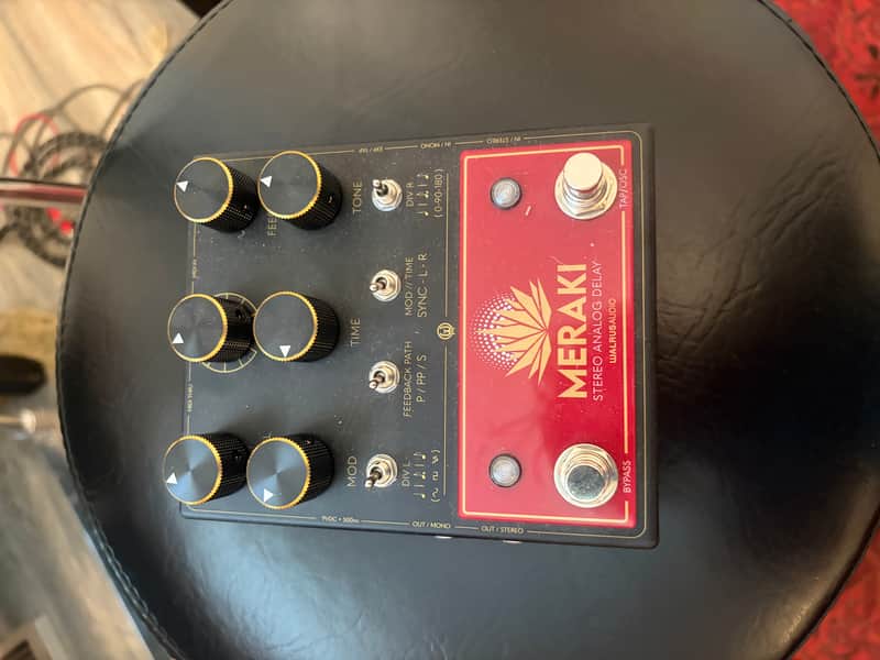 Walrus Audio Meraki Stereo Analog Delay 2024 - Present - Black / Red image 1