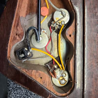 Vintage 1965 Gibson Thunderbird Bass Body RARE image 11
