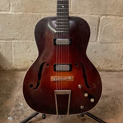 Kay Harmony Regal Archtop 1950s Refurbished With Silverfoils - Rockabilly Rat Rod image 1