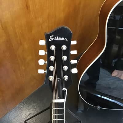 Eastman MD404-BK Oval Hole A-Style Mandolin 2010s - Black image 2